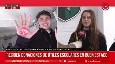 Ayudar Hace Bien: Escuela del CAE impulsa colecta de &uacute;tiles para instituciones educativas